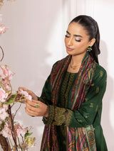 ZE-08 LAWN EMBROIDERED 3PC STITCHED