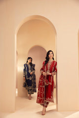 MGS-28 3PCS RAW SILK STITCHED/UNSTITCHED