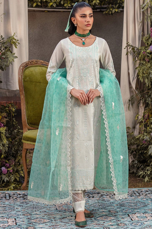 CM-03  3PC EMBROIDERED UNSTITCHED