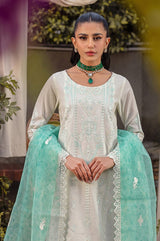 CM-03  3PC EMBROIDERED UNSTITCHED