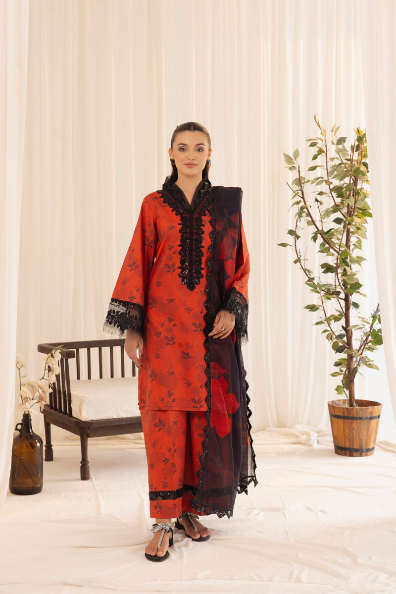 GLS-13 3PC Lawn STITCHED