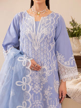ZA-04 LAWN 3PC STITCHED