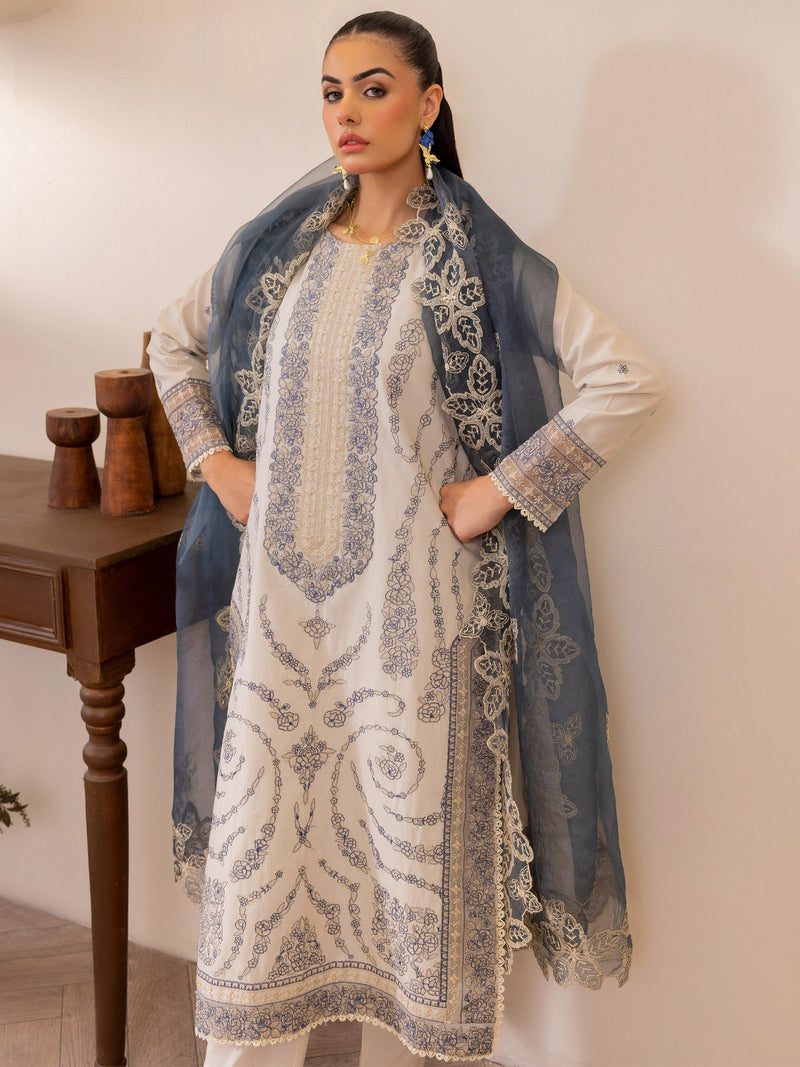 ZA-05 LAWN 3PC STITCHED