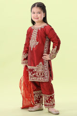 MKA-33 3PC GIRLS STITCHED
