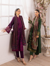 ZE-08 LAWN EMBROIDERED 3PC STITCHED