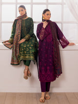 ZE-08 LAWN EMBROIDERED 3PC STITCHED